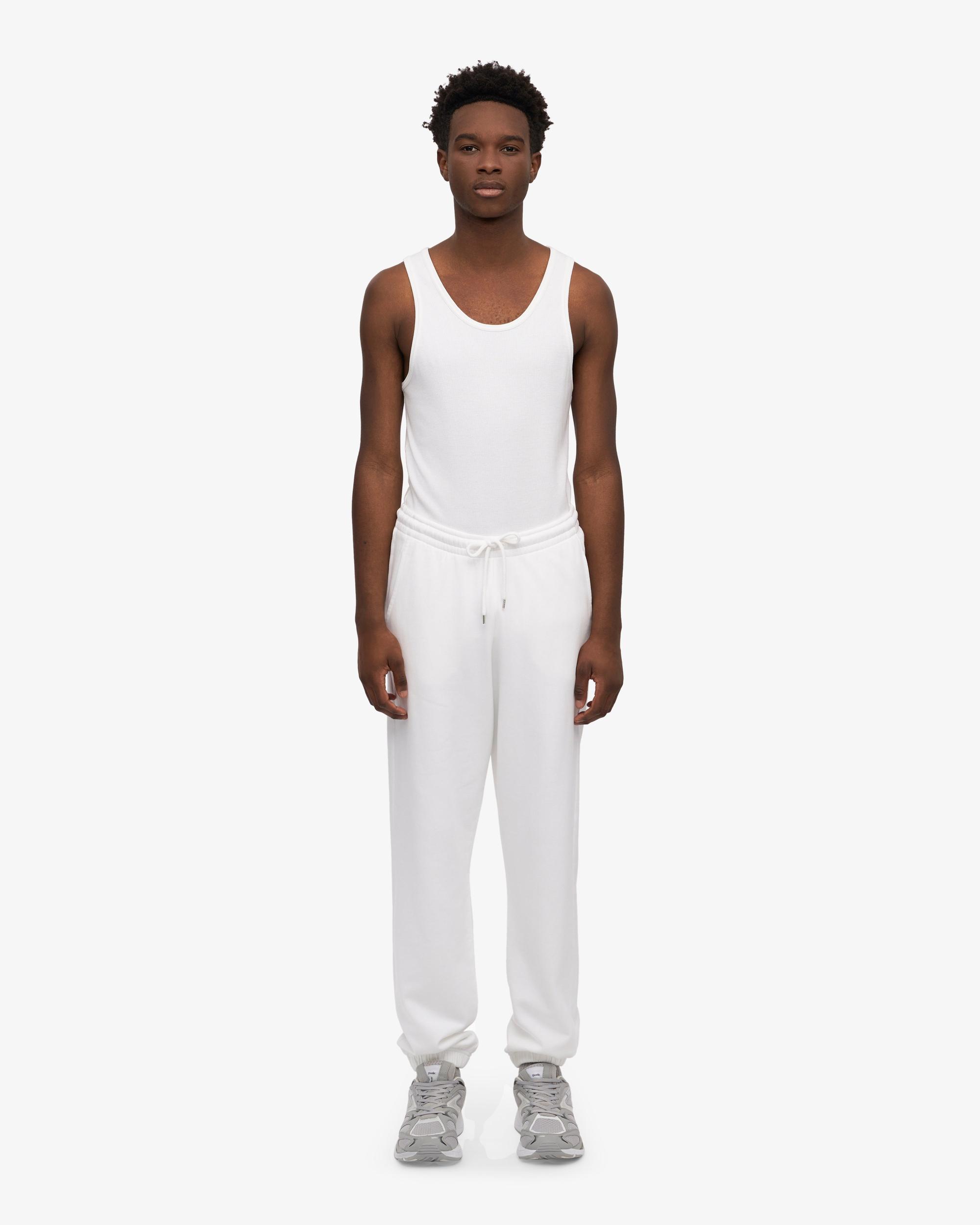 Organic Sweatpants - Optical White Product Image