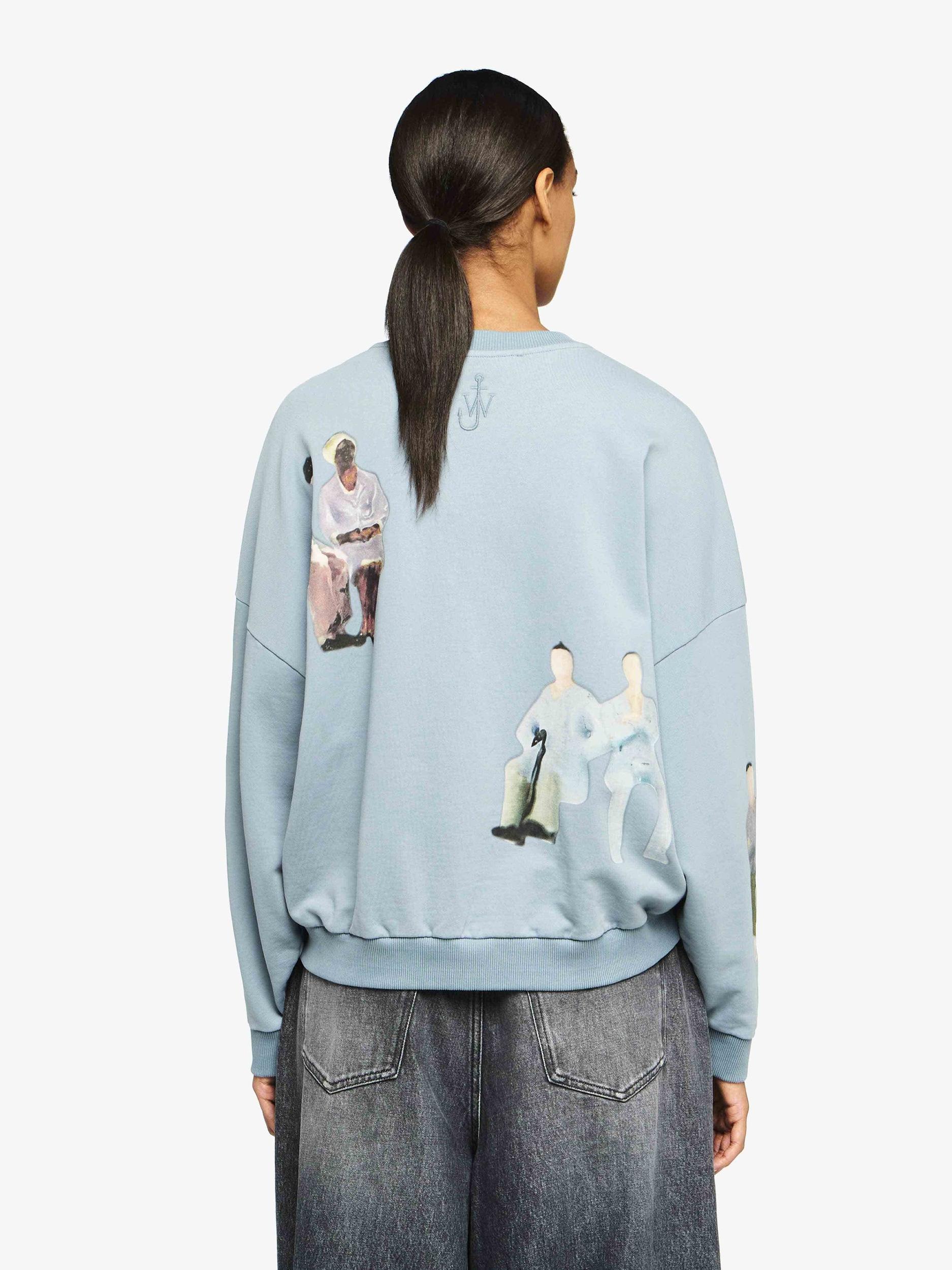 SWEATSHIRT WITH ALL OVER PRINT Product Image