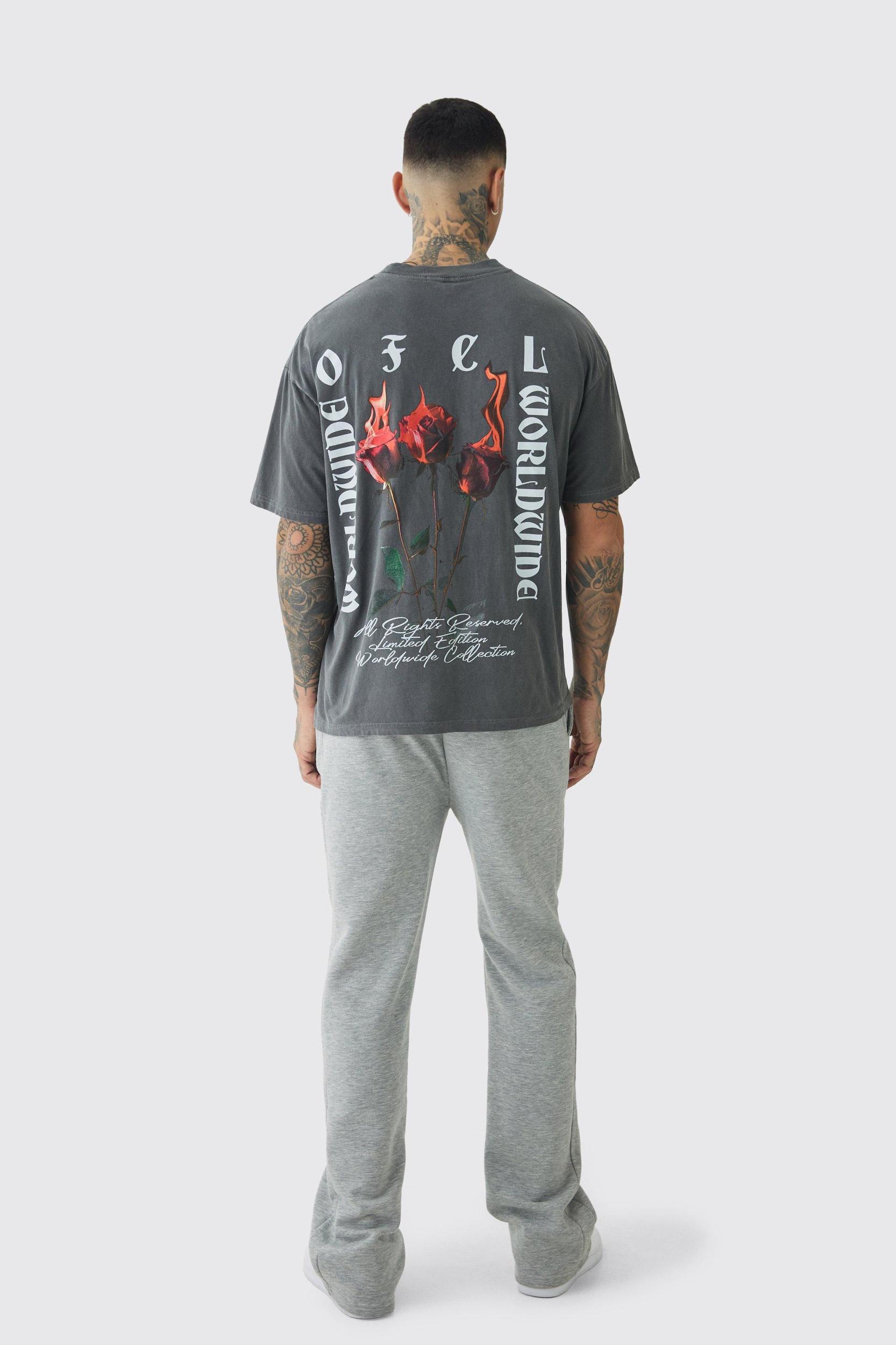 Tall Relaxed Gusset Sweatpants | boohooMAN USA Product Image