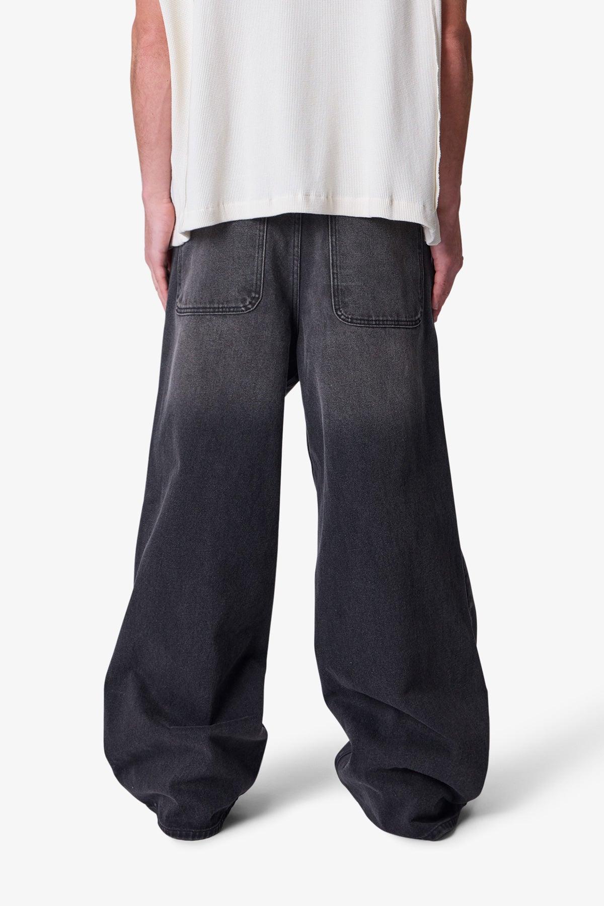 Baggy Washed Rave Denim - Vintage Black Product Image