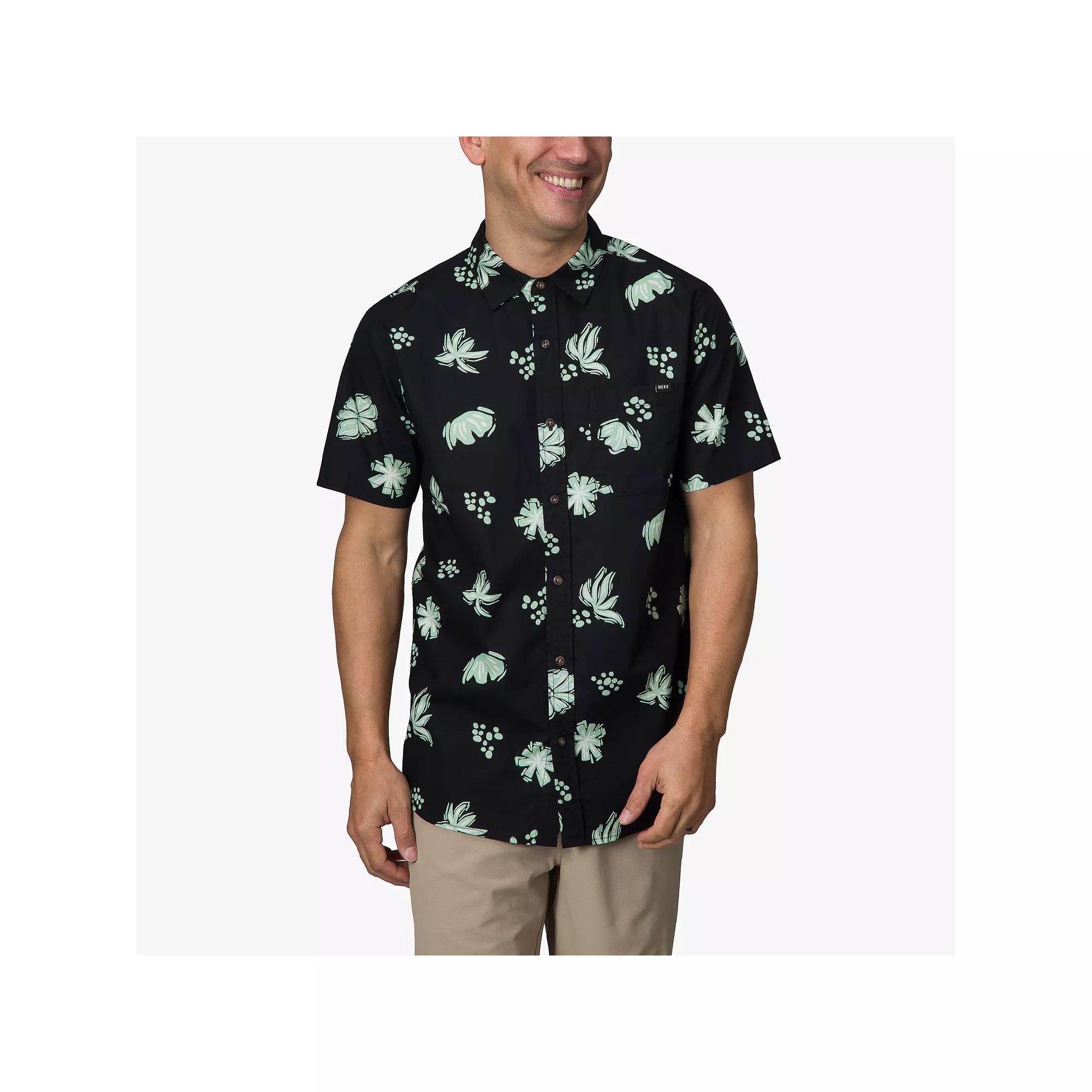 Men's REEF Short Sleeve Button-Down Shirt,  Product Image