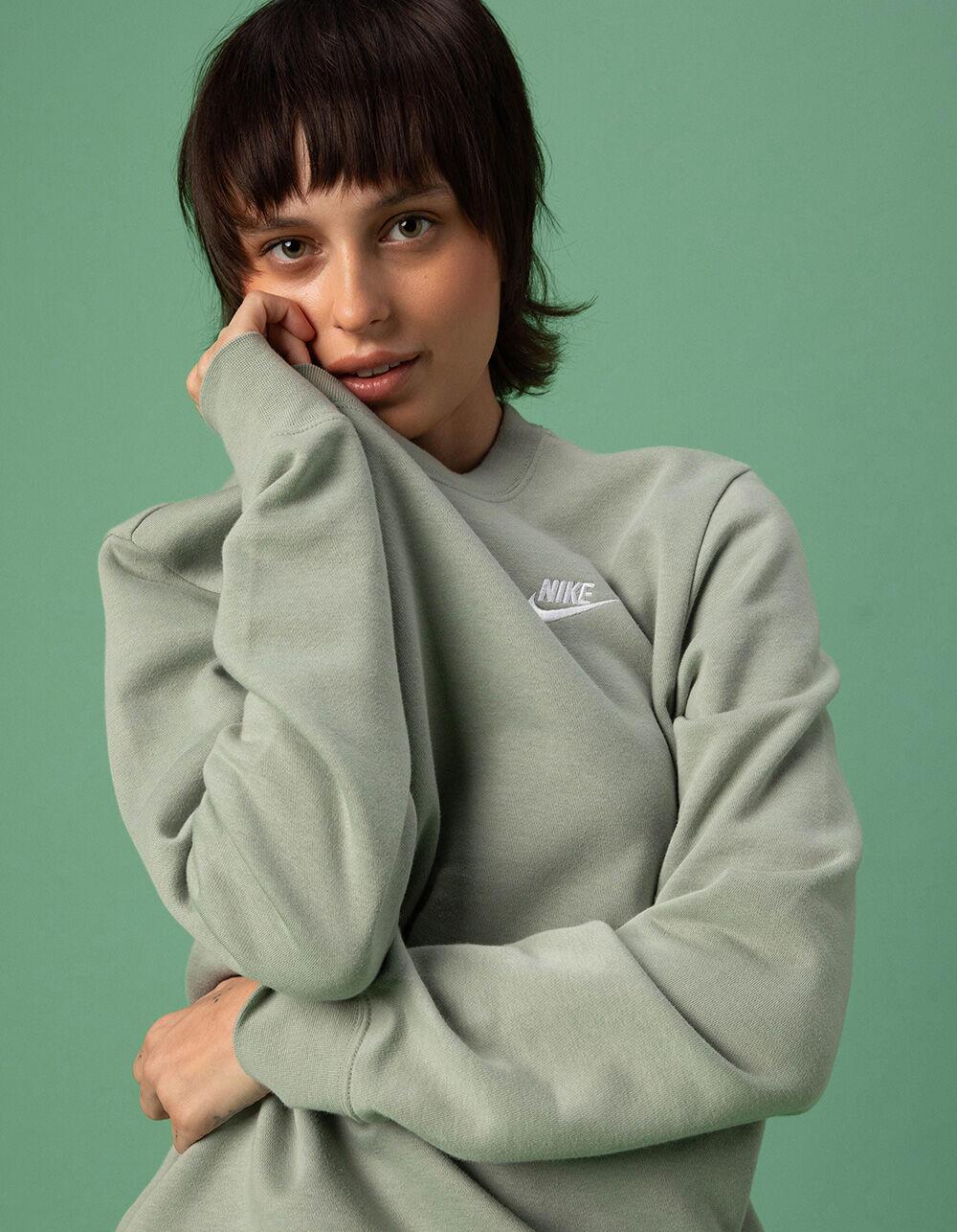 NIKE Sportswear Club Fleece Womens Crewneck Sweatshirt - SAGE Product Image