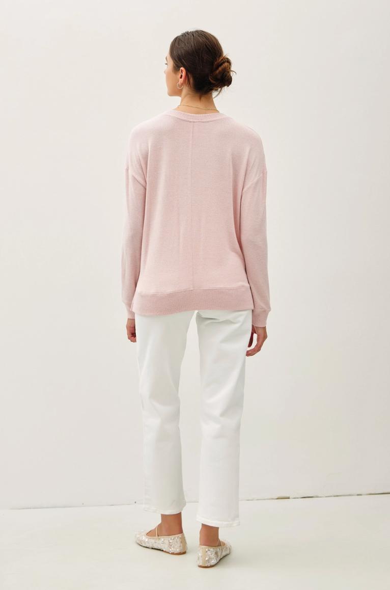Hacci Brushed Knit Pullover Product Image