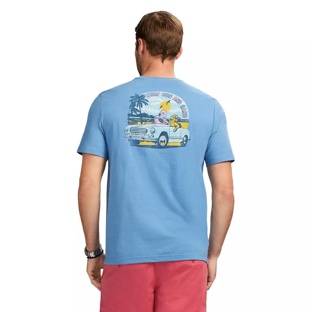 Men's IZOD Saltwater Soft Wash Short Sleeve Graphic Tee, Size: Medium, Oh Yeah Product Image