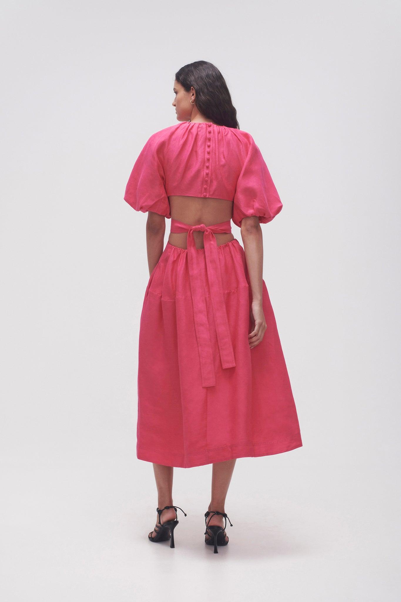 Mimosa Cutout Midi Dress Product Image