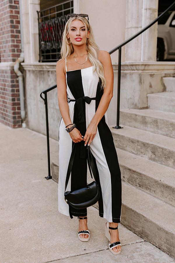 Chic Moment Linen-Blend Jumpsuit Product Image