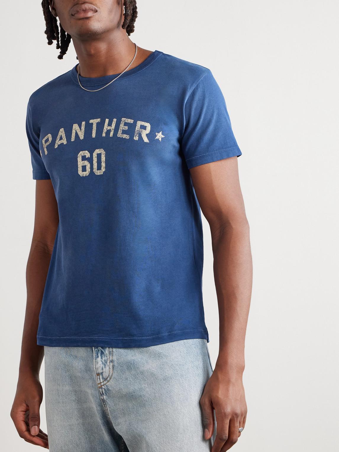 VALENTINO Garavani Navy Cotton T-shirt In Blue Product Image
