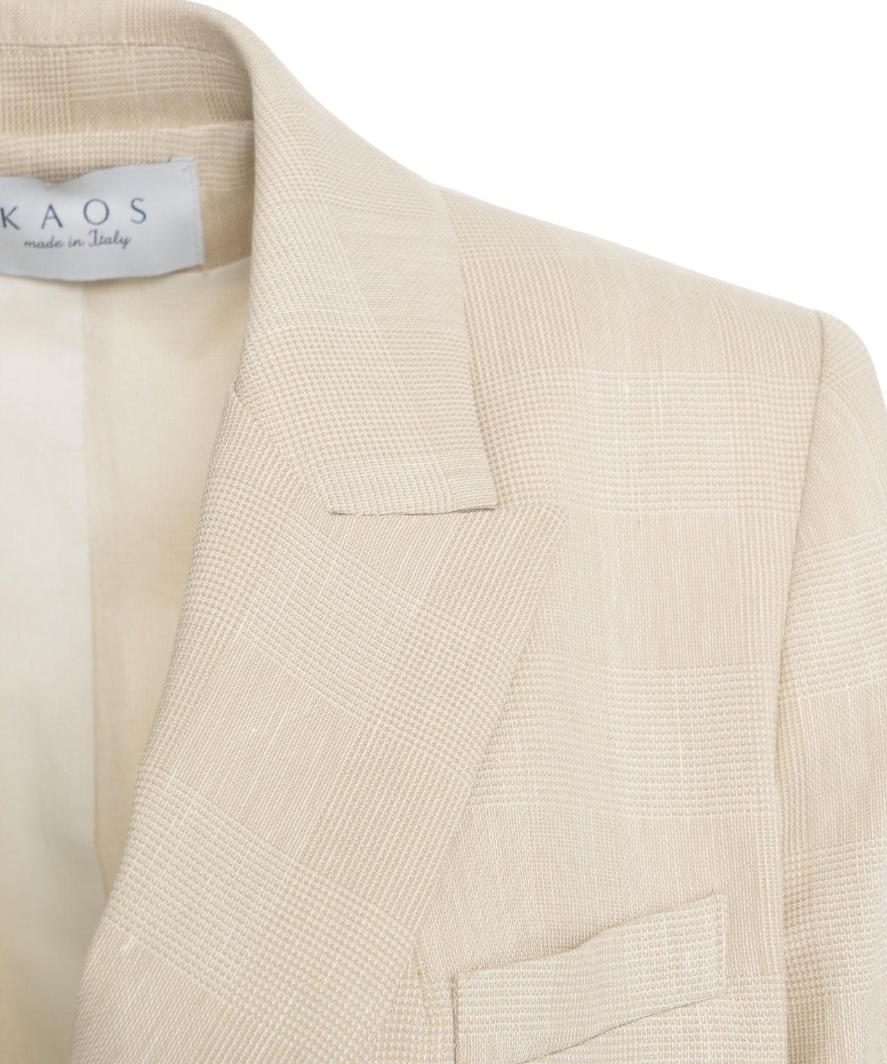 Double-breasted Glencheck blazer Product Image
