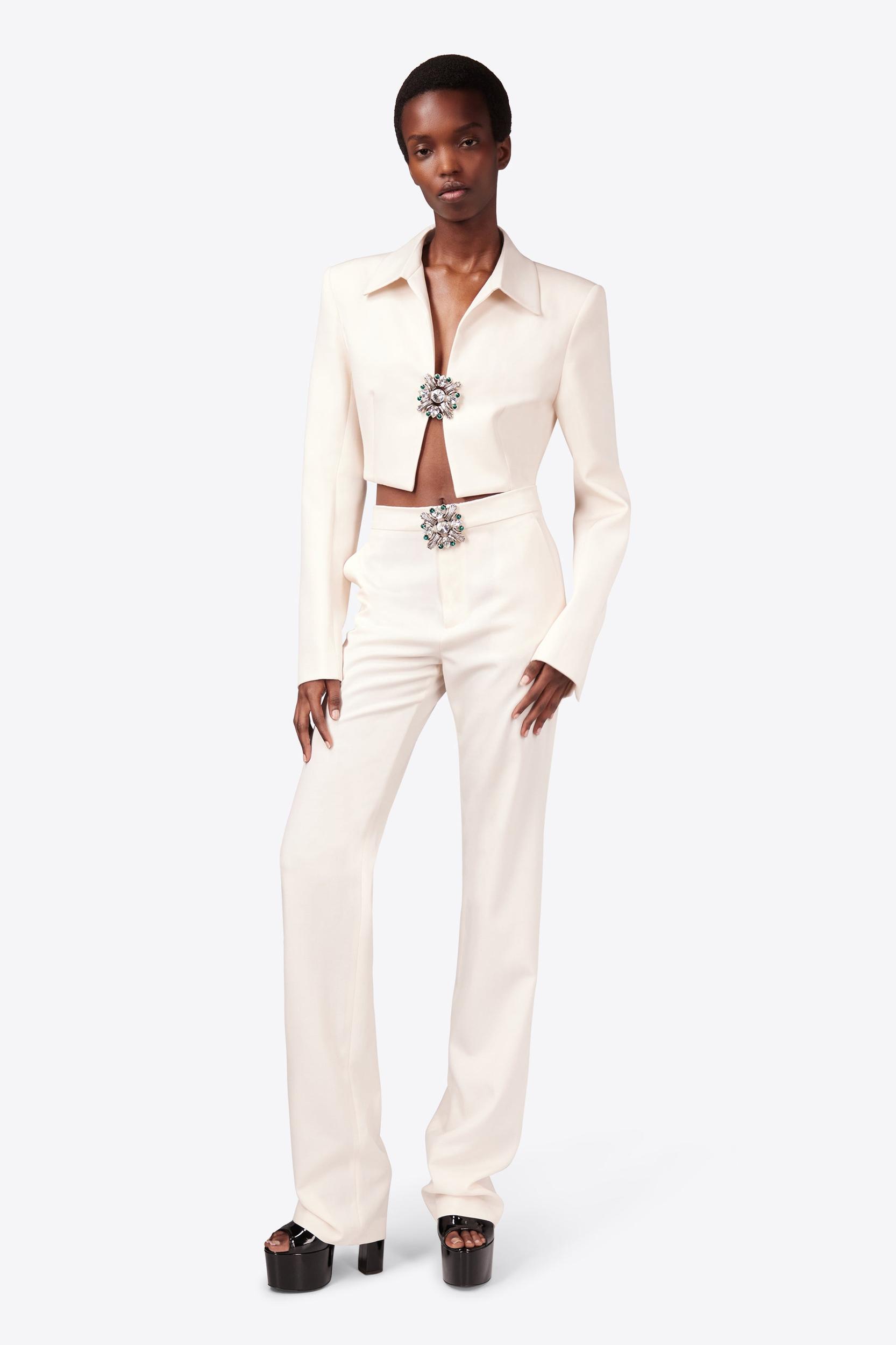 Crystal Brooch Trouser Product Image