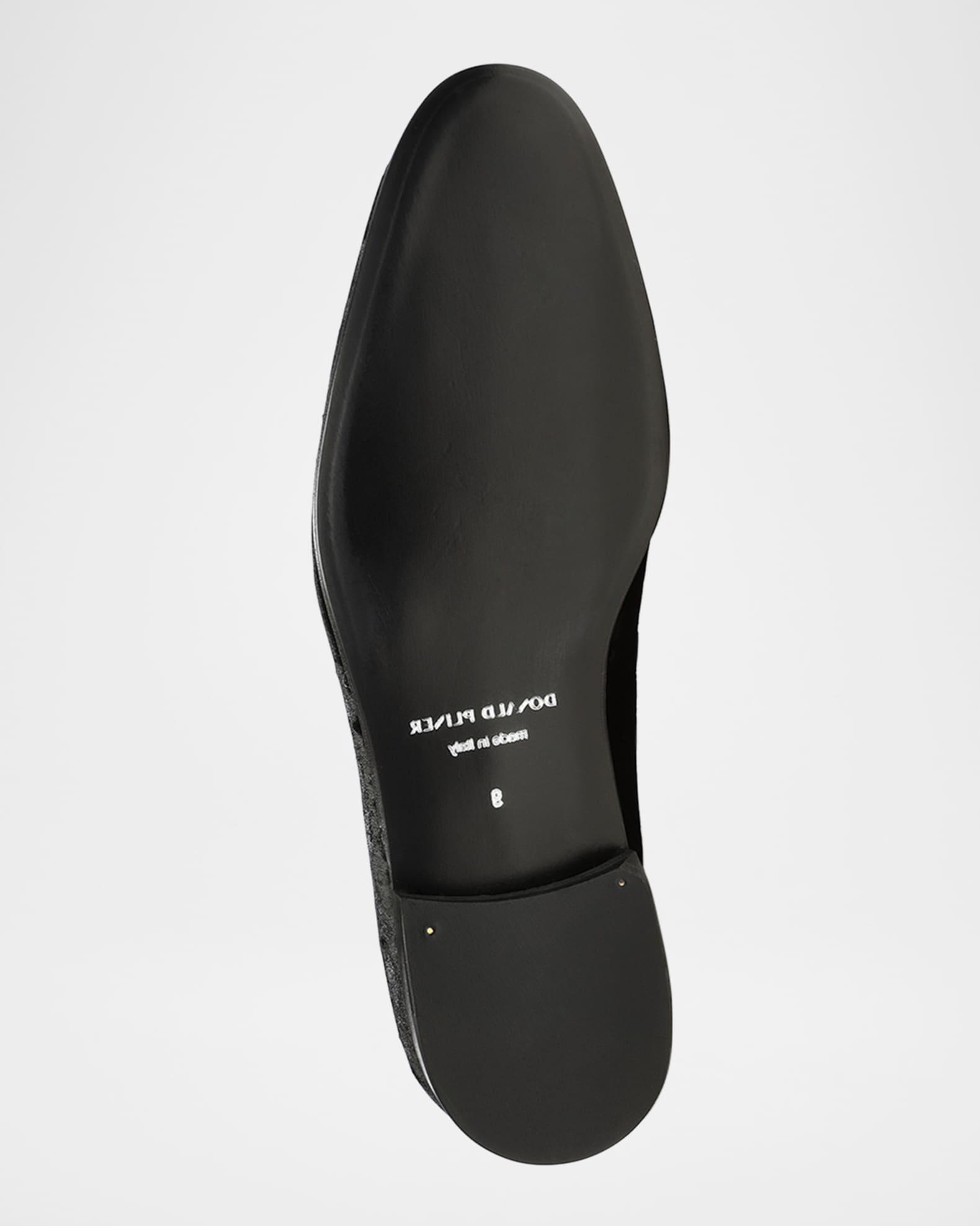 Men's Spencer Velvet Smoking Slippers Product Image