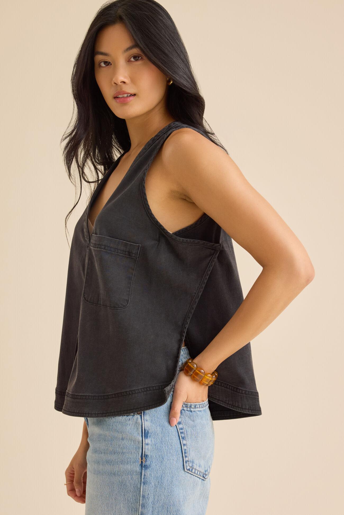 Keira Button Up Vest Product Image