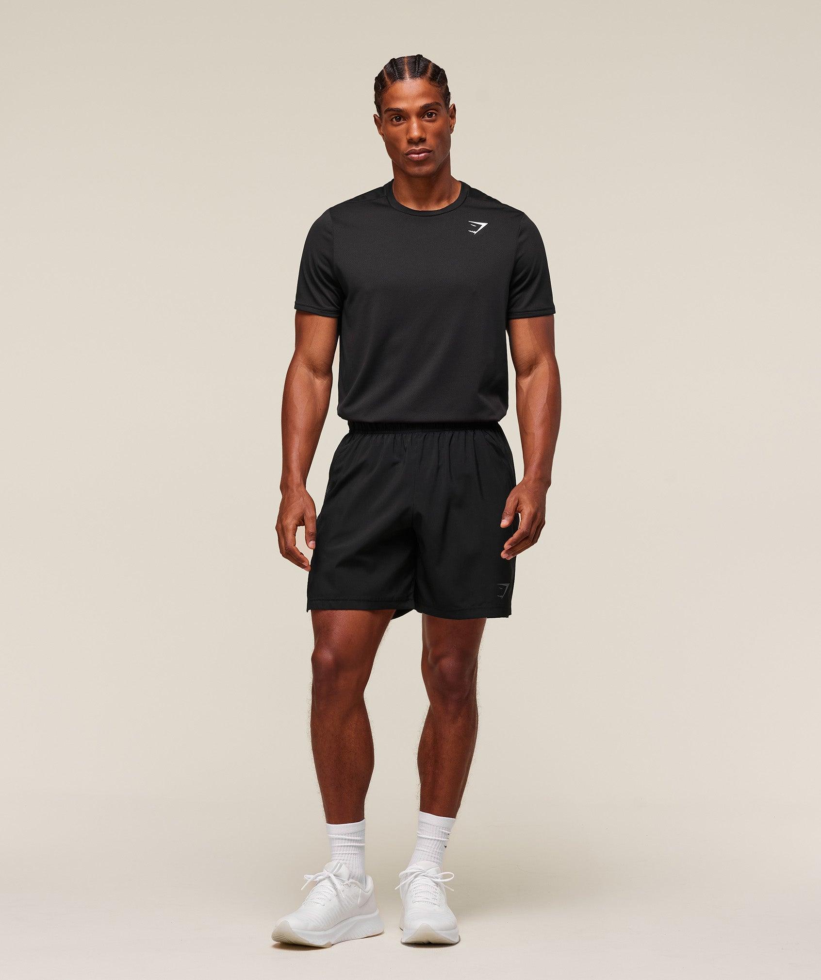 Gymshark Sport  7" Shorts - Black Male Product Image