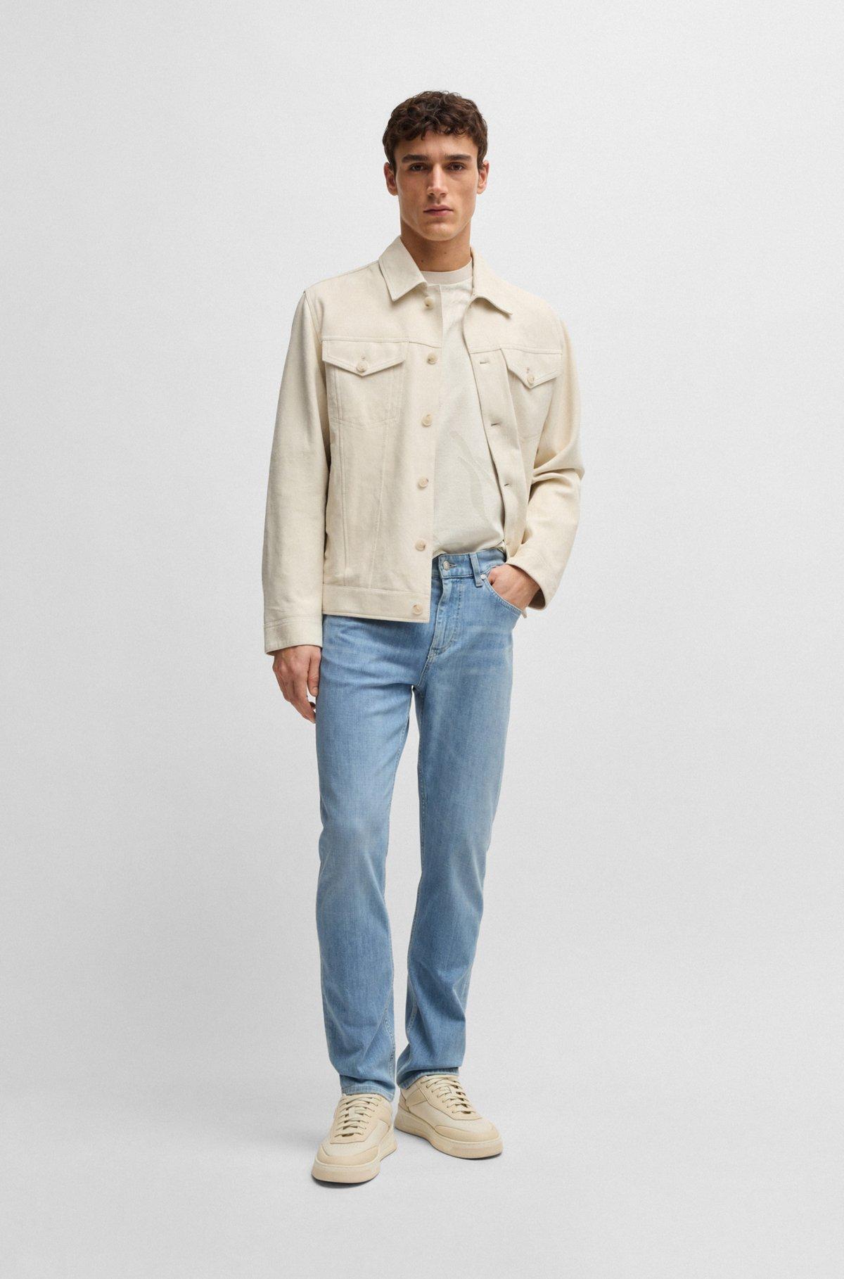 Delaware slim-fit jeans in blue Italian denim Product Image