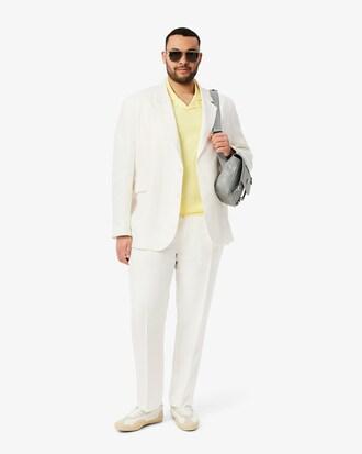 Regular Fit Linen Suit Pants Product Image