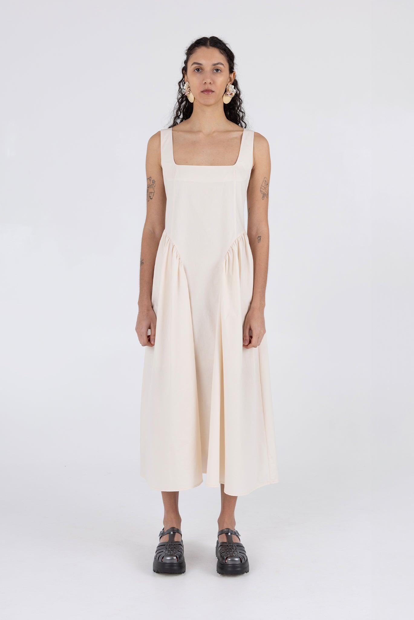 Vanessa Dress - Parchment Product Image