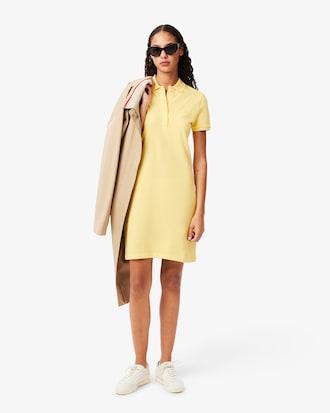 Slim Fit Stretch Piqué Polo Dress Product Image