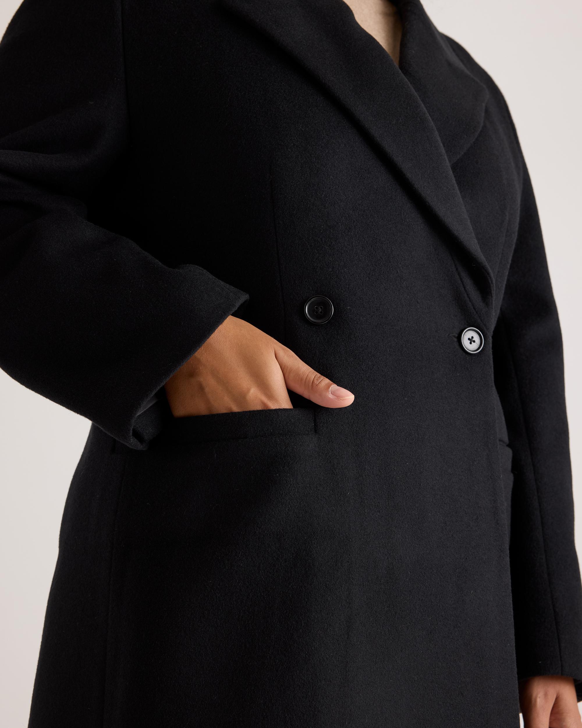 Quince | Women's Italian Wool Tailored Coat Wool/Nylon Product Image