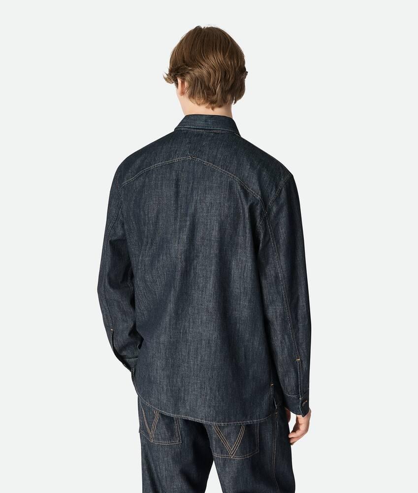 Men's Rinsed Indigo Denim Shirt in Indigo Product Image