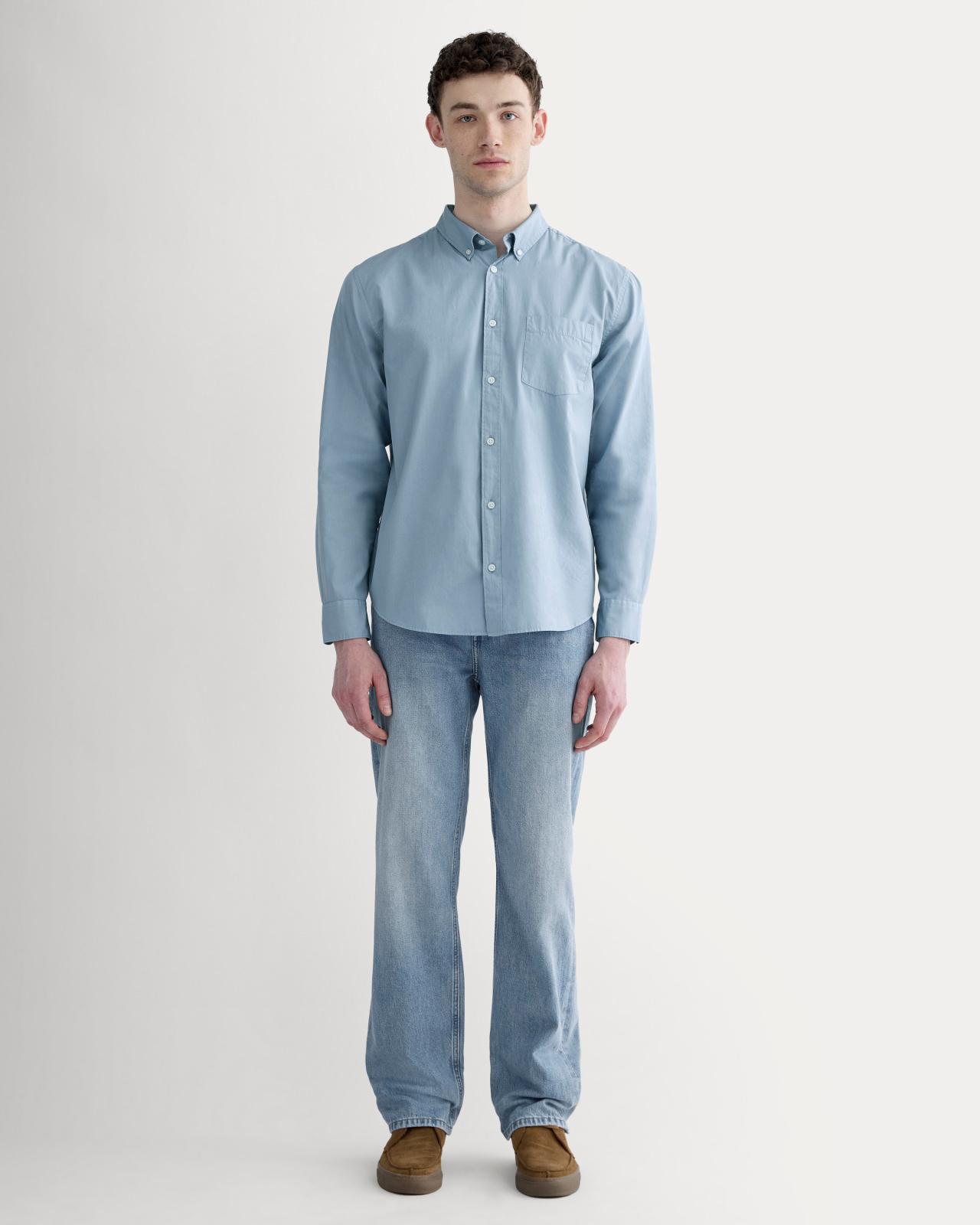 Mens Washed Poplin Shirt by Everlane Product Image