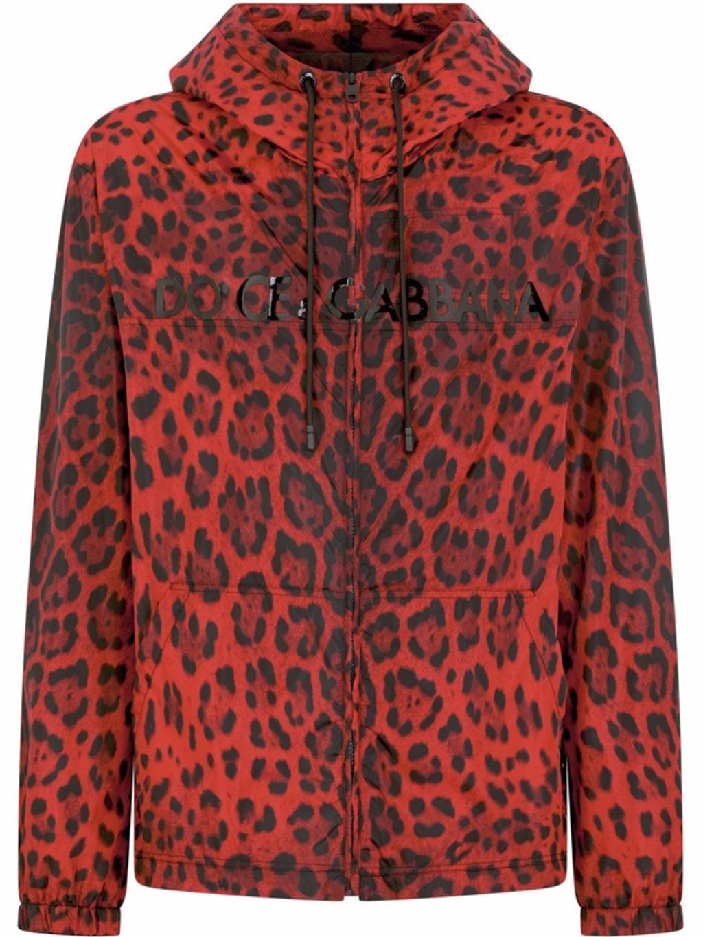 DOLCE & GABBANA Jacket With Animal Print In Multi Product Image