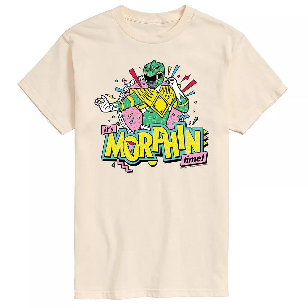 Men's Power Rangers Morphin Time Green Graphic Tee,  Product Image
