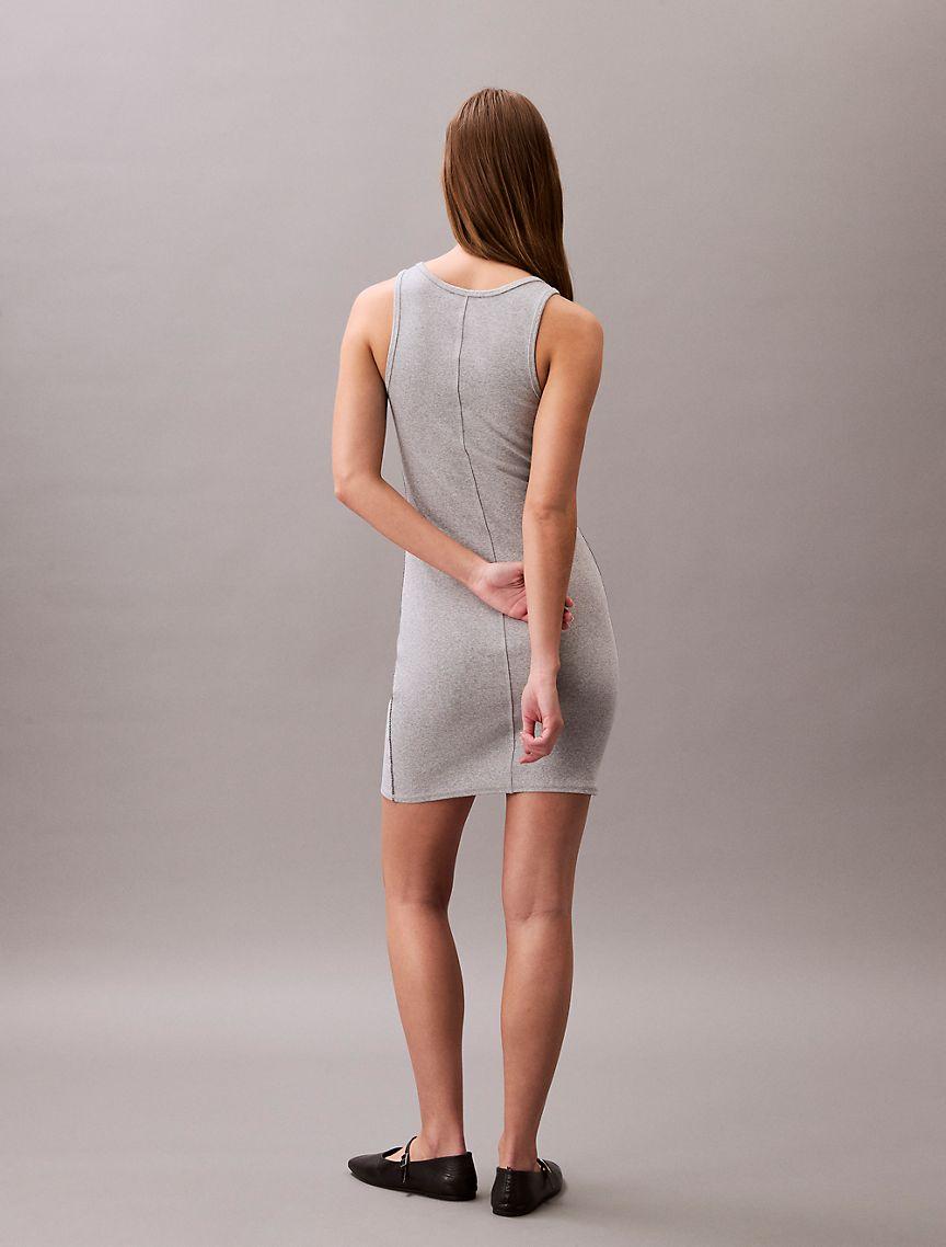 Cotton Rib Logo Graphic Mini Tank Dress Product Image