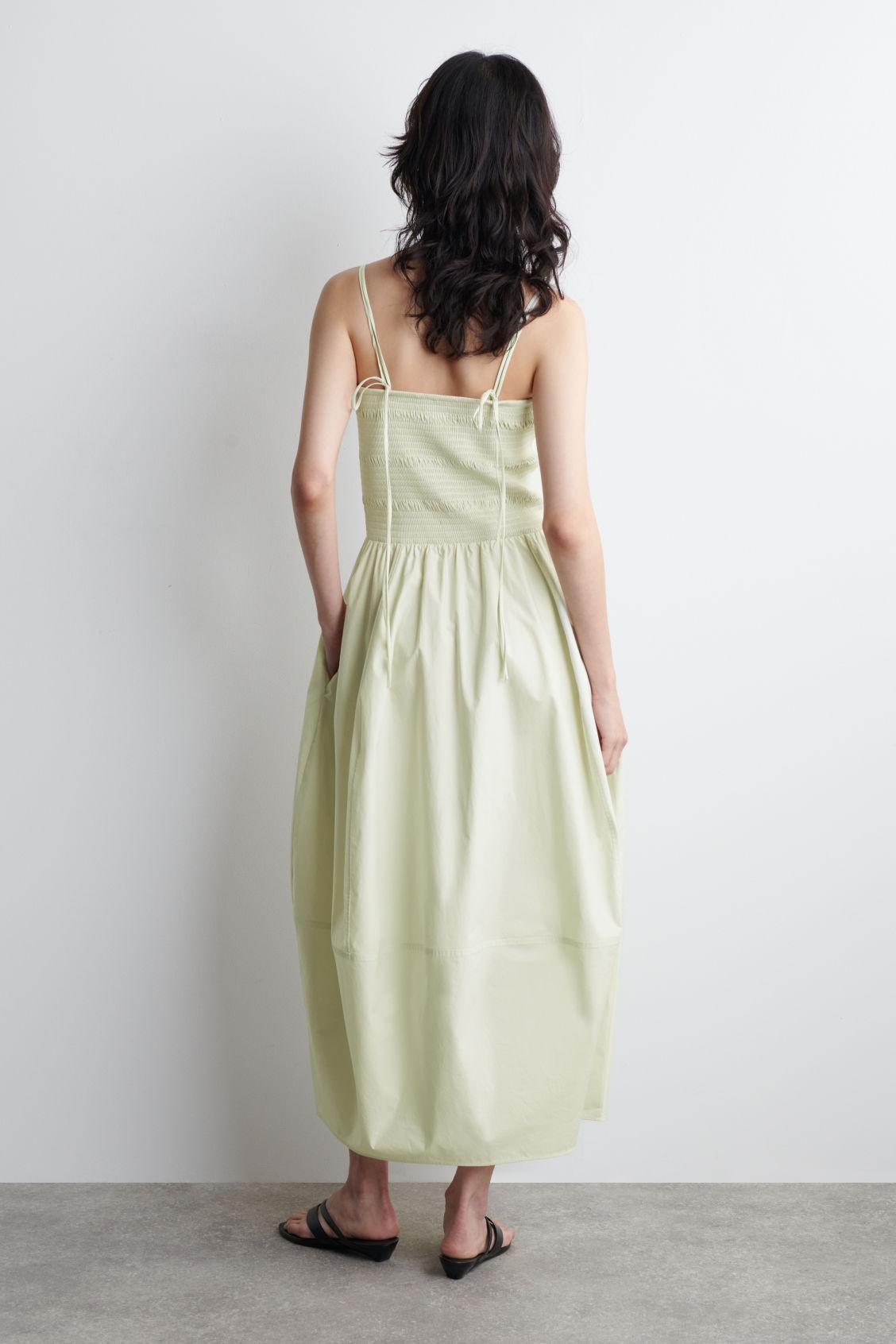 SMOCKED MIDI DRESS Product Image