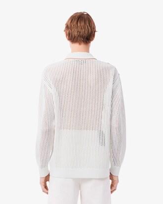 Runway Long Sleeved Knit Polo Product Image