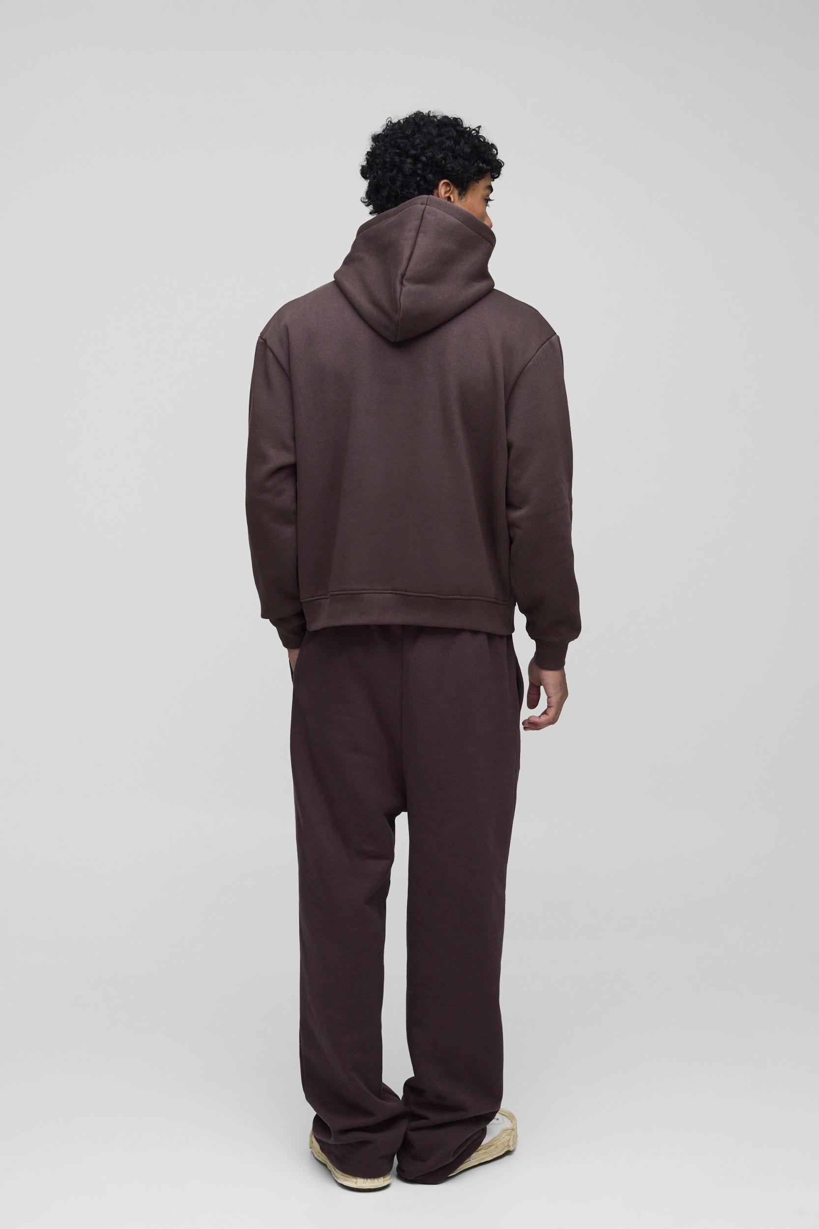 Oversized Boxy M Graphic Hoodie | boohooMAN USA Product Image