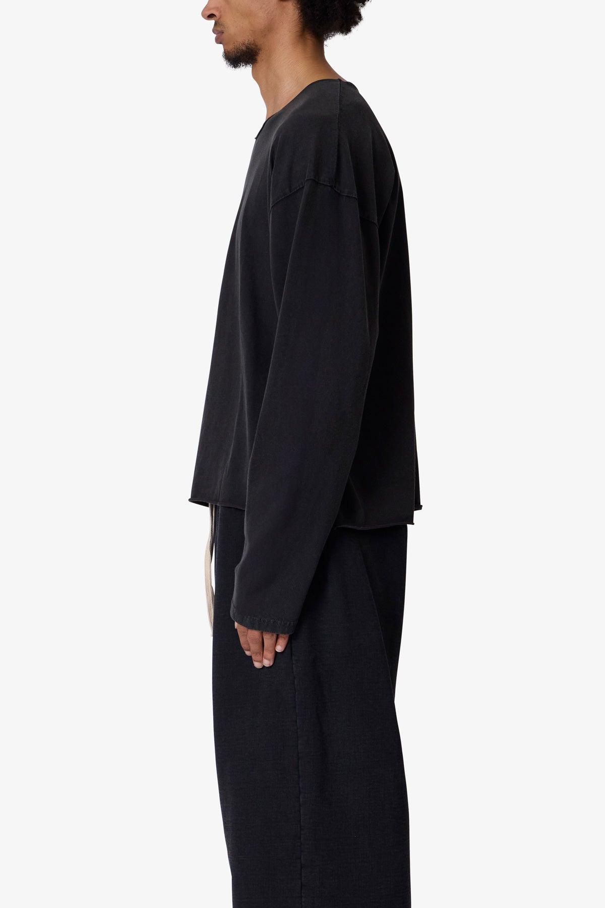 Long Sleeve Tee - Washed Black Product Image