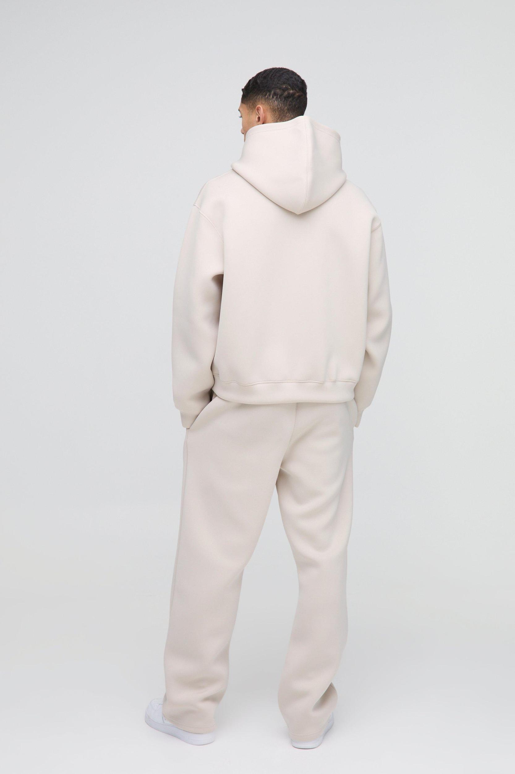 Oversized Boxy Bonded Scuba Hooded Tracksuit | boohooMAN USA Product Image