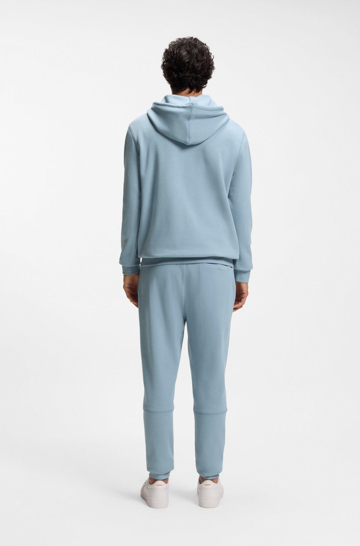 Logo-patch hoodie in cotton terry Product Image