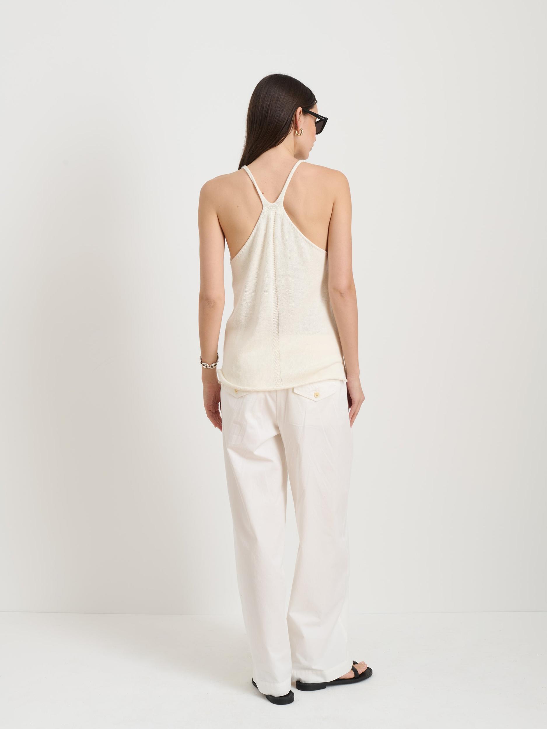 Josie Tank In Linen Cotton Product Image