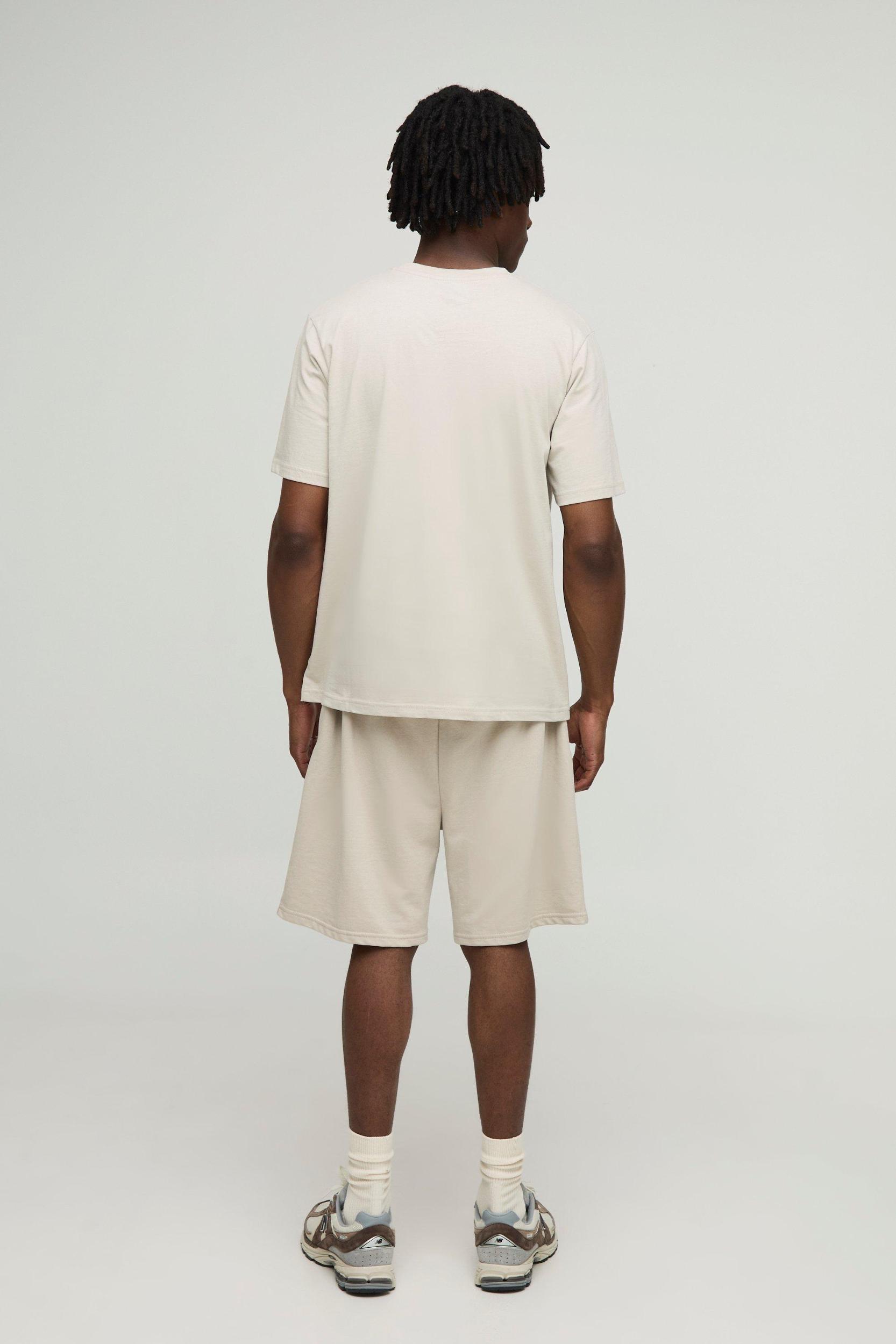 Regular Fit MAN. Basic Crew Neck T-Shirt | boohooMAN USA Product Image