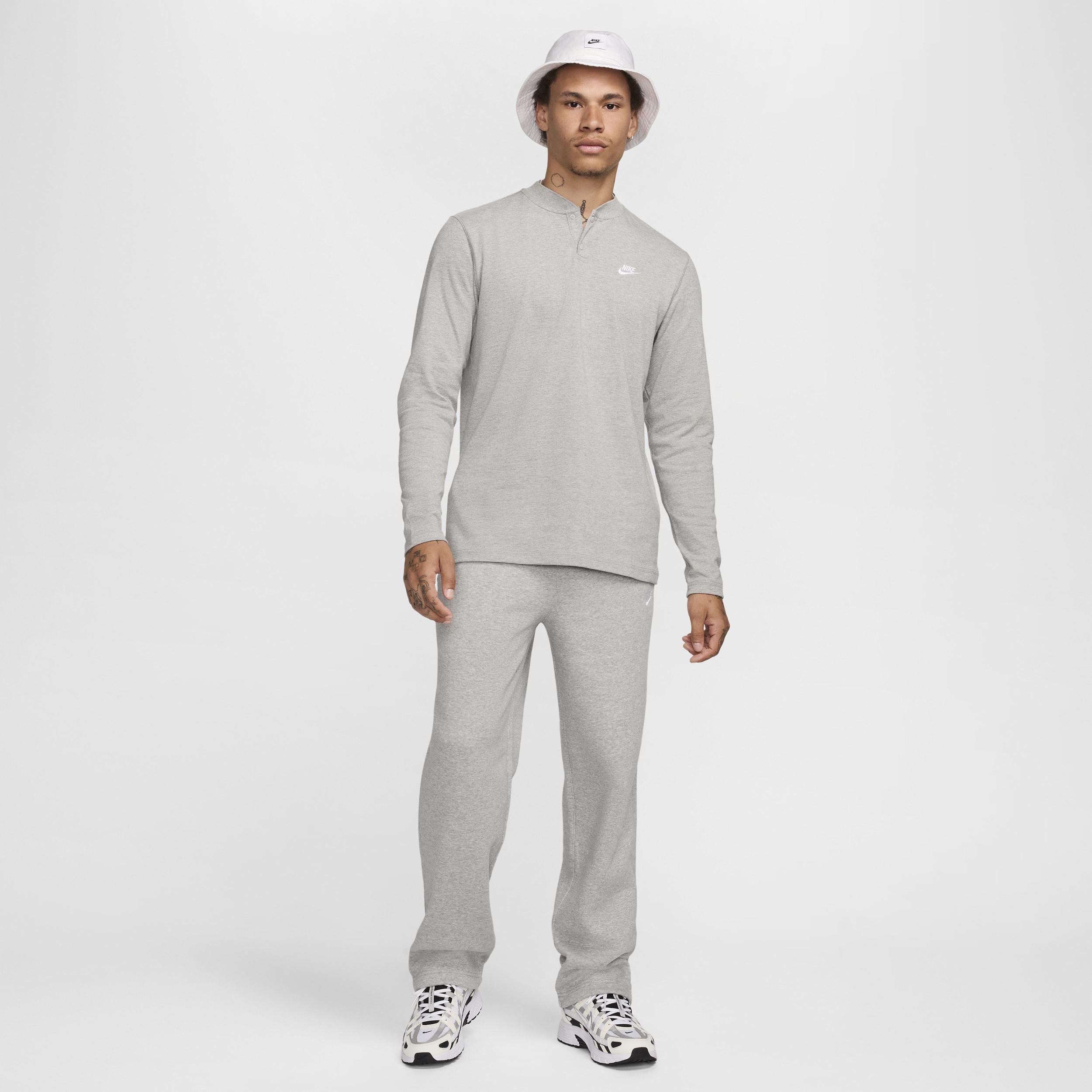 Nike Mens Club Long-Sleeve Henley | FZ6630-063 Product Image