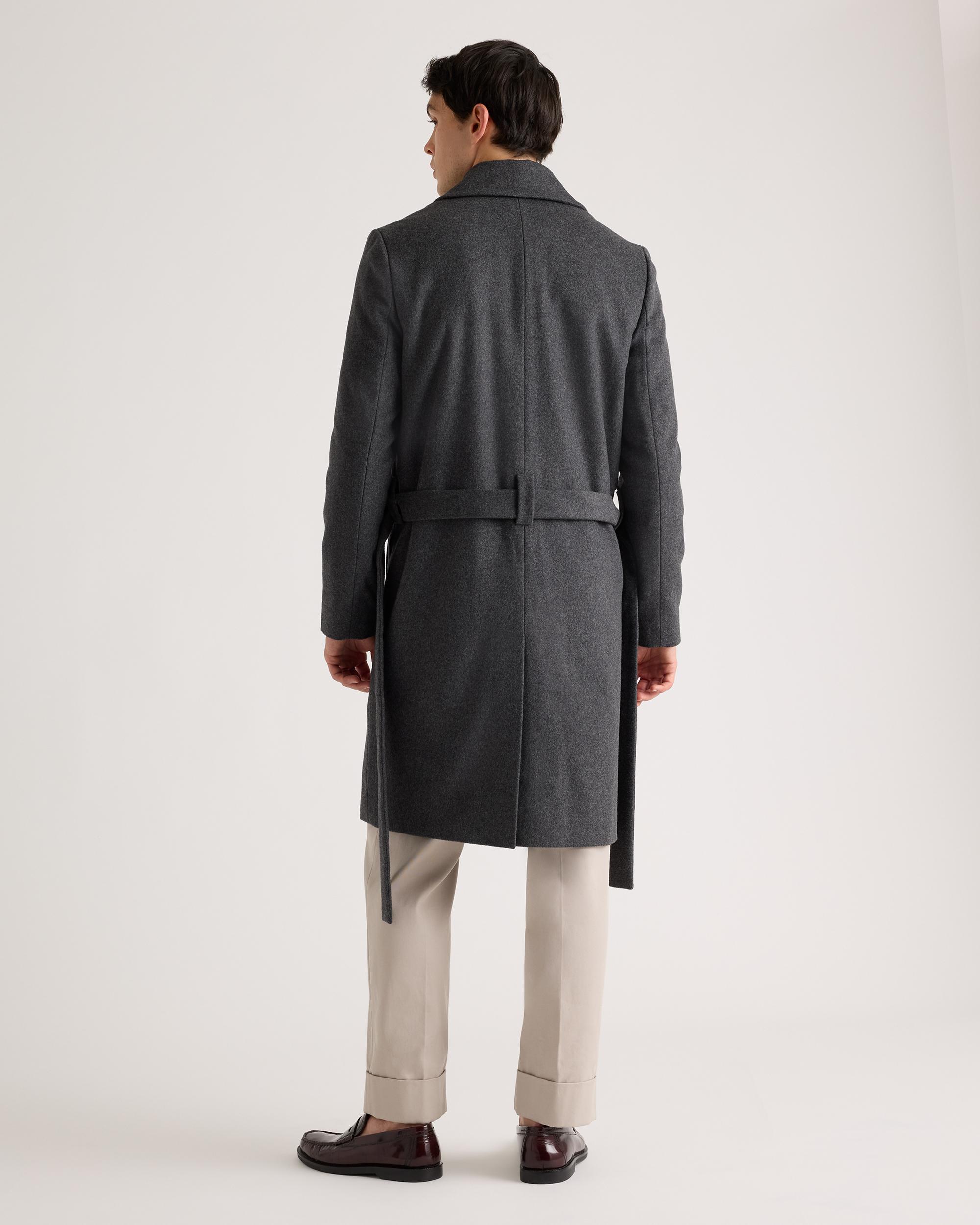 Quince | Men's Italian Wool Belted Overcoat Size XL, Wool/Nylon Product Image