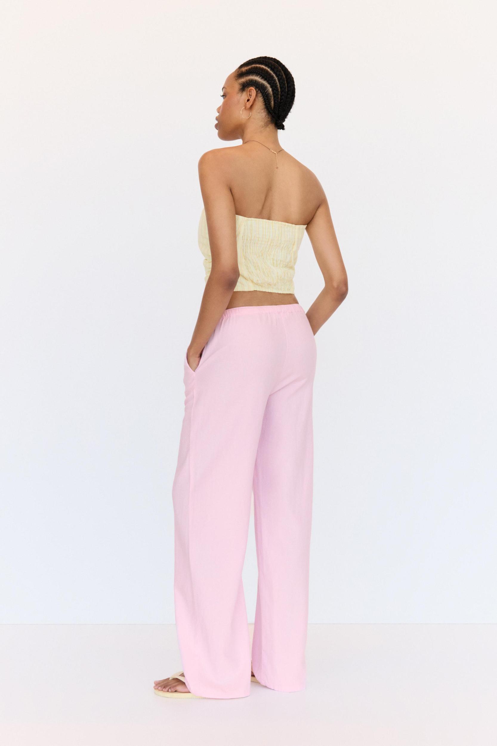 Linen blend sweatpants Product Image