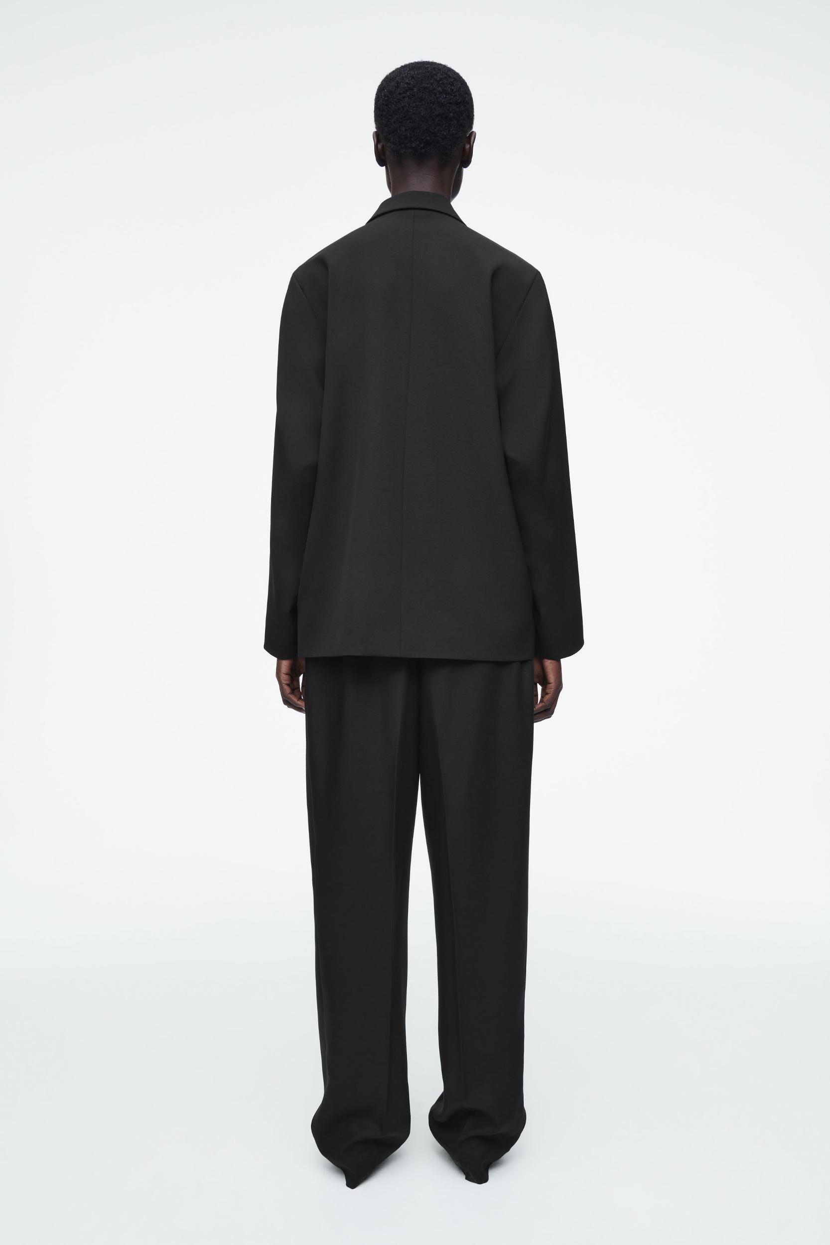 ELASTICATED STRAIGHT-LEG PANTS Product Image