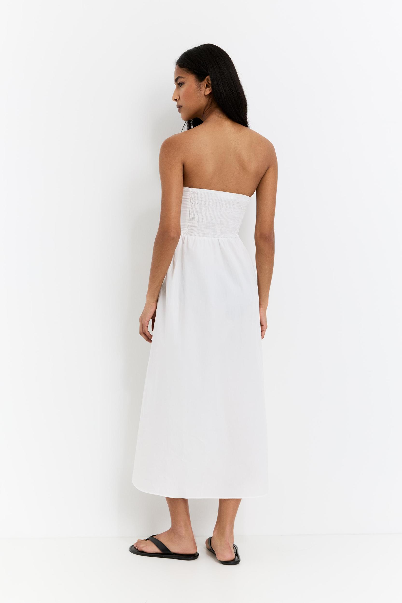 Poplin midi dress Product Image