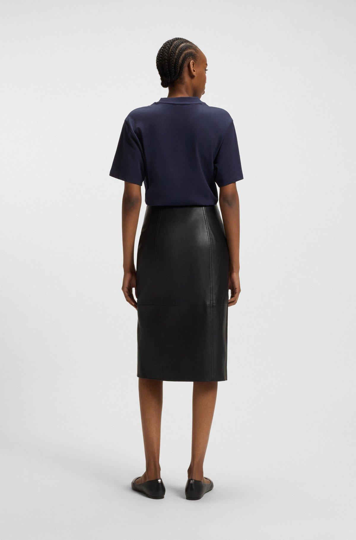 Theory Bron Cotton Polo in Baby Blue Product Image