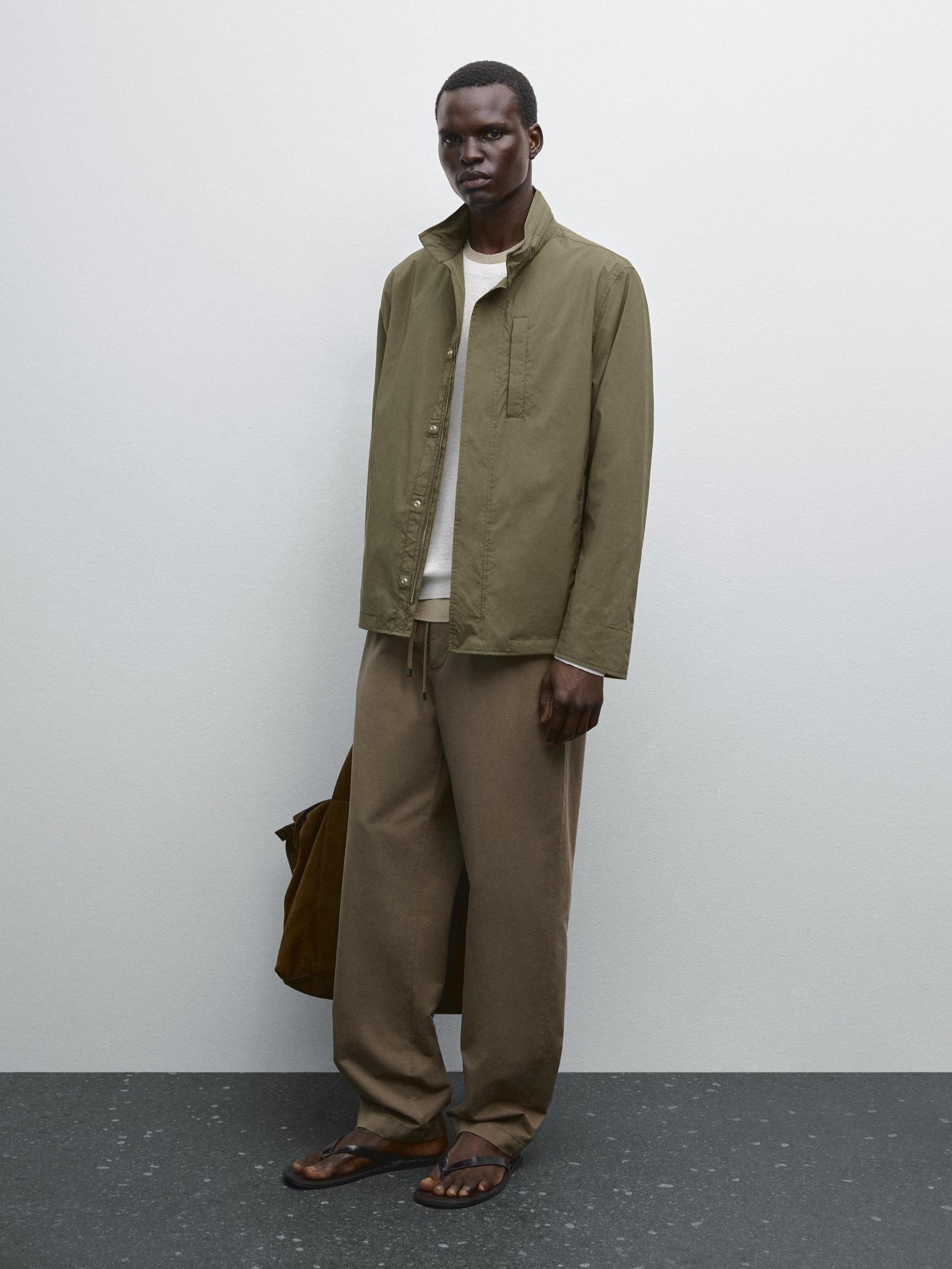 Technical fabric jacket Product Image