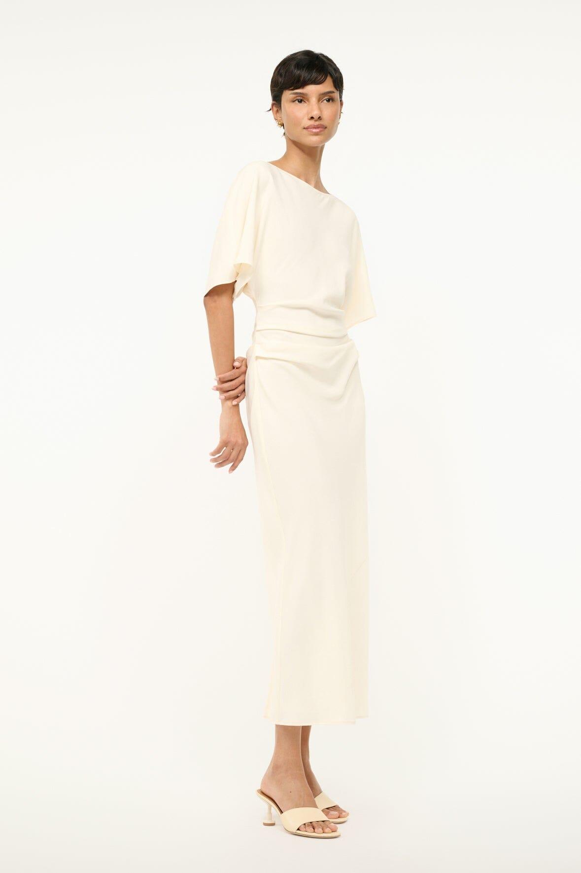 AMELIE MIDI DRESS | IVORY Product Image