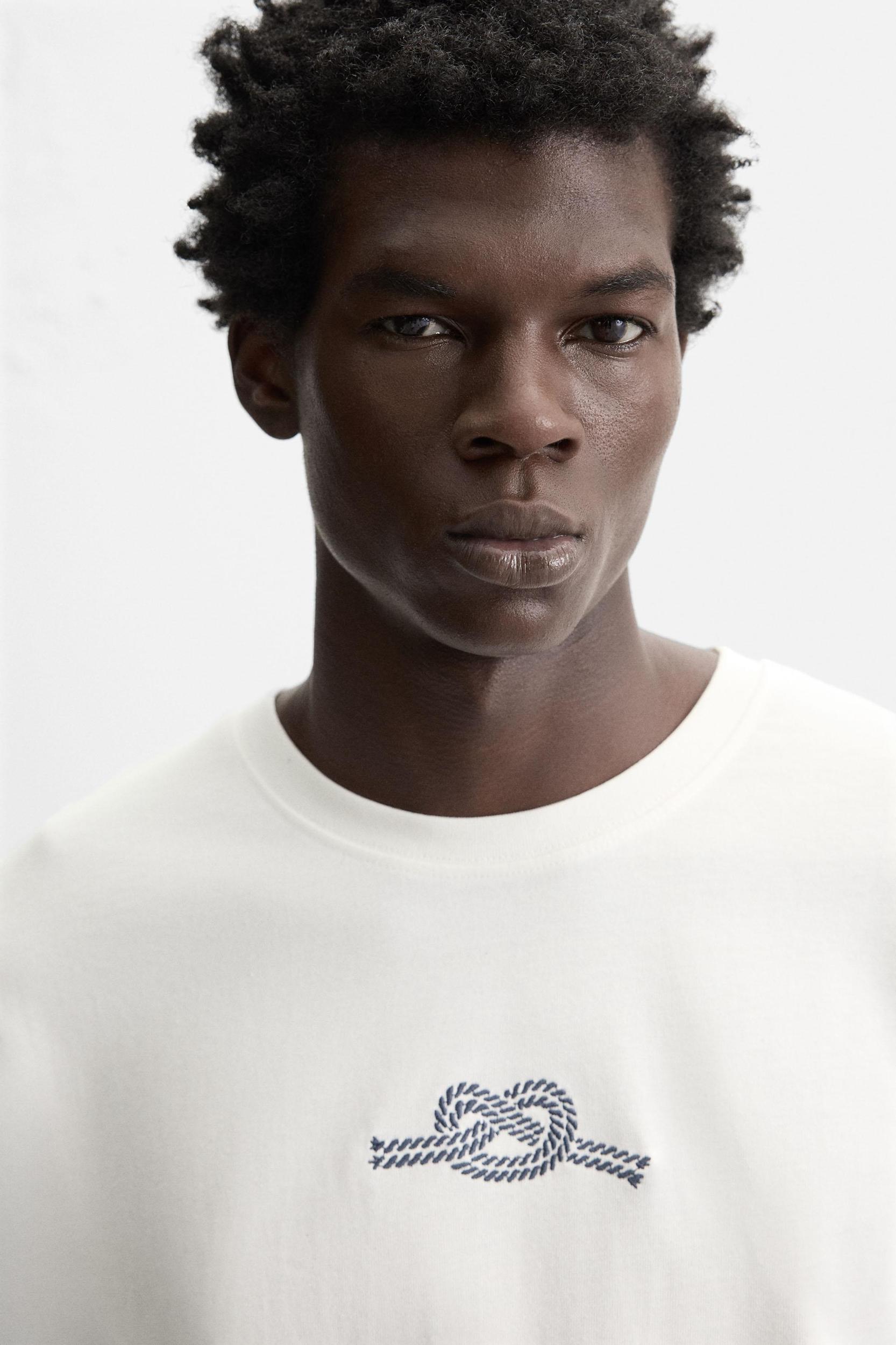 COMBINED EMBROIDERY T-SHIRT Product Image