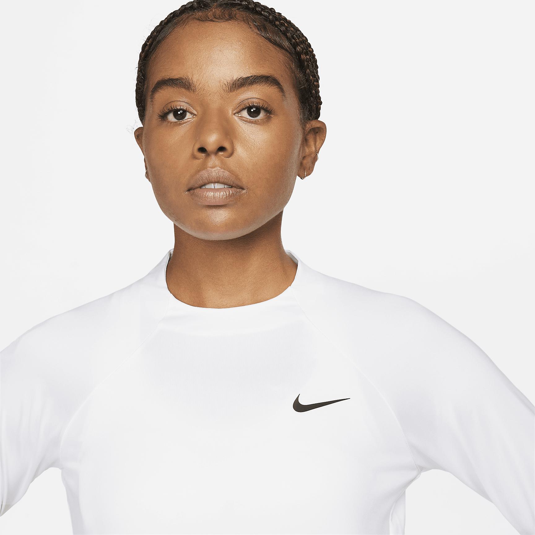 Nike Womens Essential Long-Sleeve Hydroguard Swim Shirt | NESSA386-100 Product Image