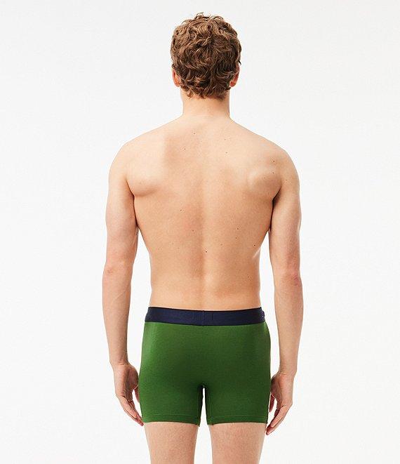 Lacoste Big Croc 5#double; Inseam Boxer Briefs 3-Pack Product Image