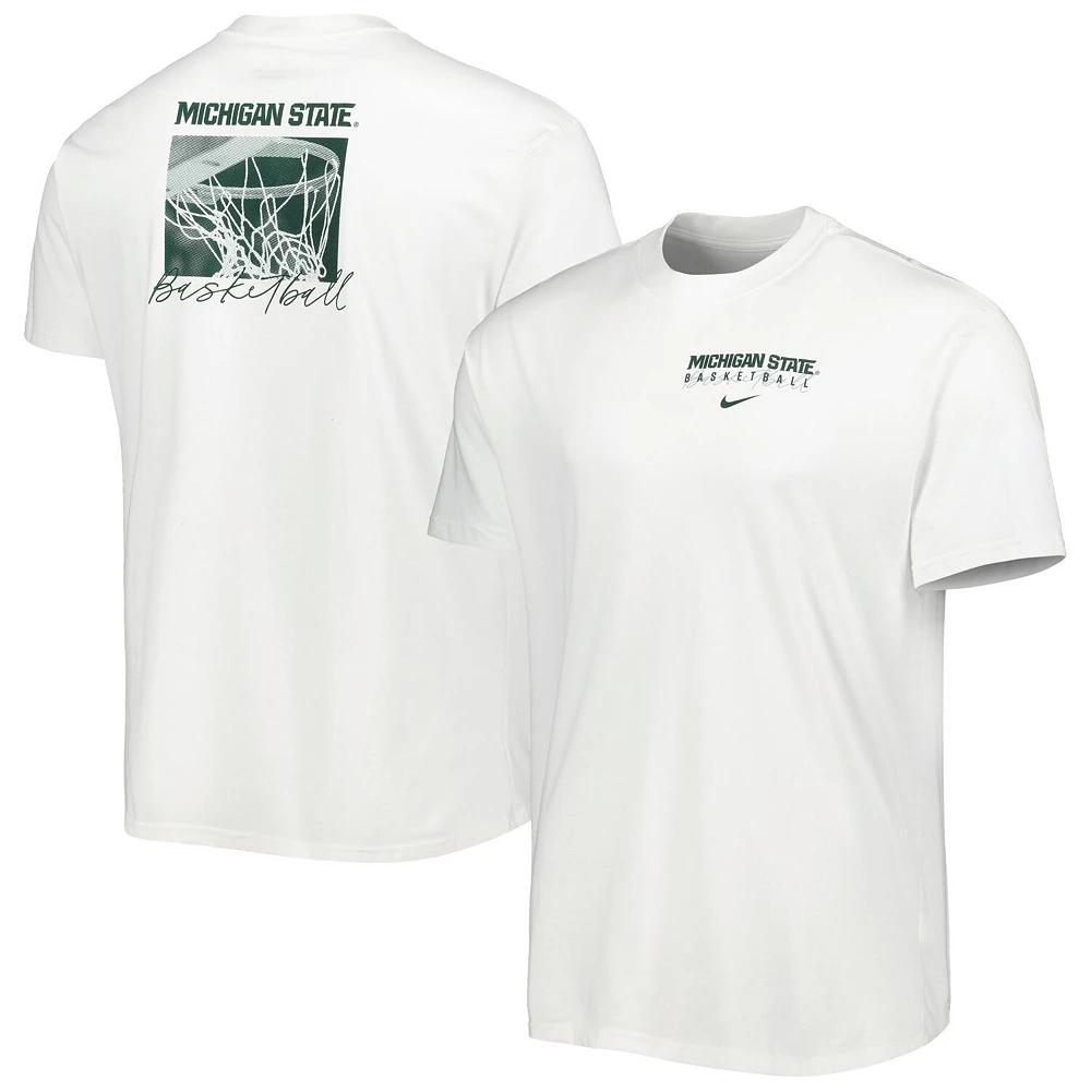 Men's Nike White Michigan State Spartans Basketball Movement Max90 T-Shirt,  Product Image