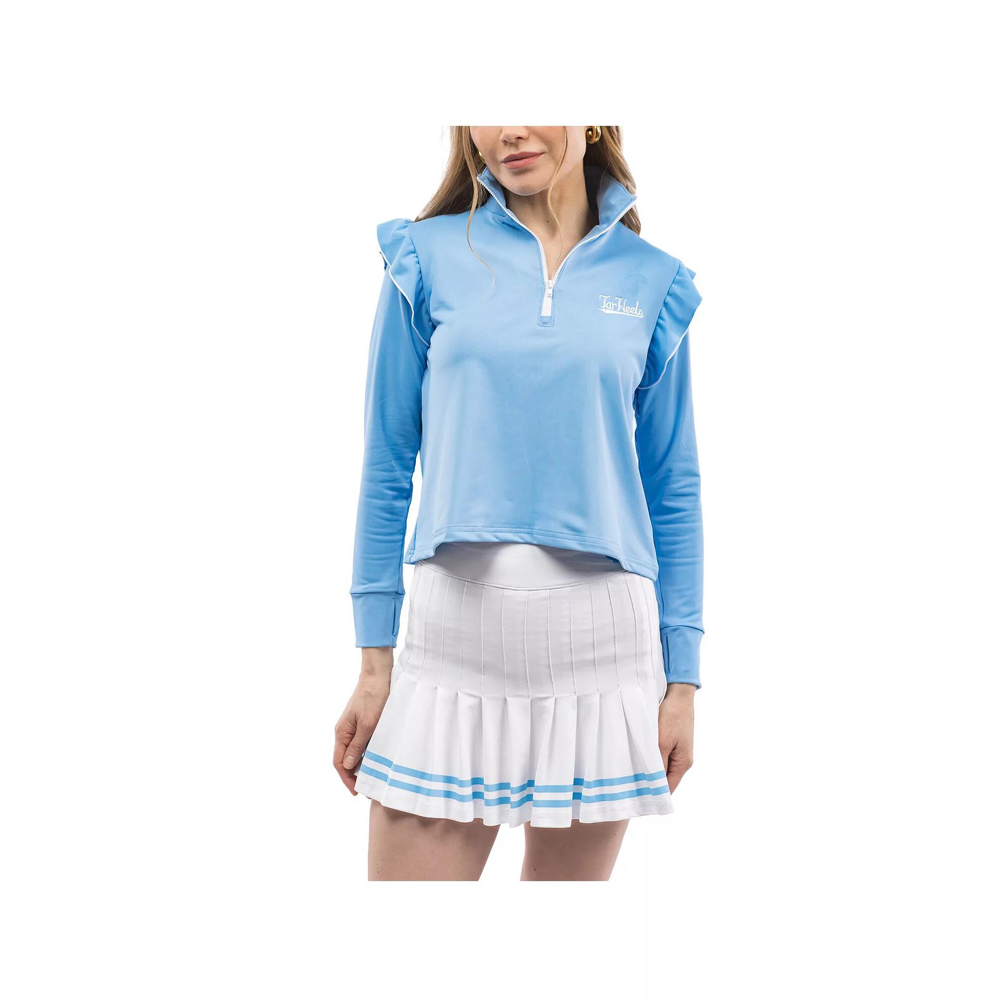 Womens Smith & Quinn Carolina Blue North Carolina Tar Heels Tailgate Grayson Quarter-Zip Top Product Image