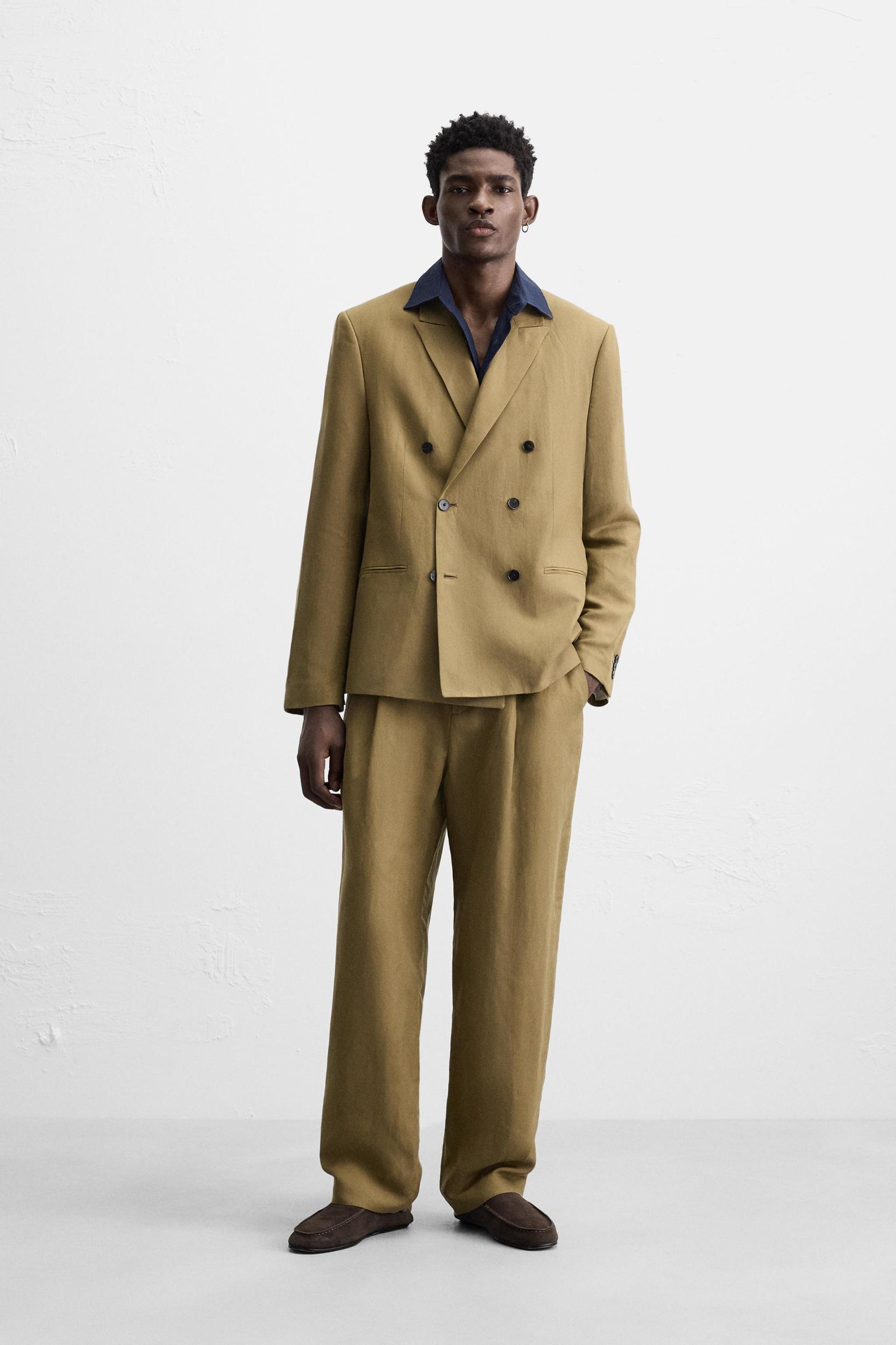 LYOCELL - LINEN SUIT PANTS Product Image