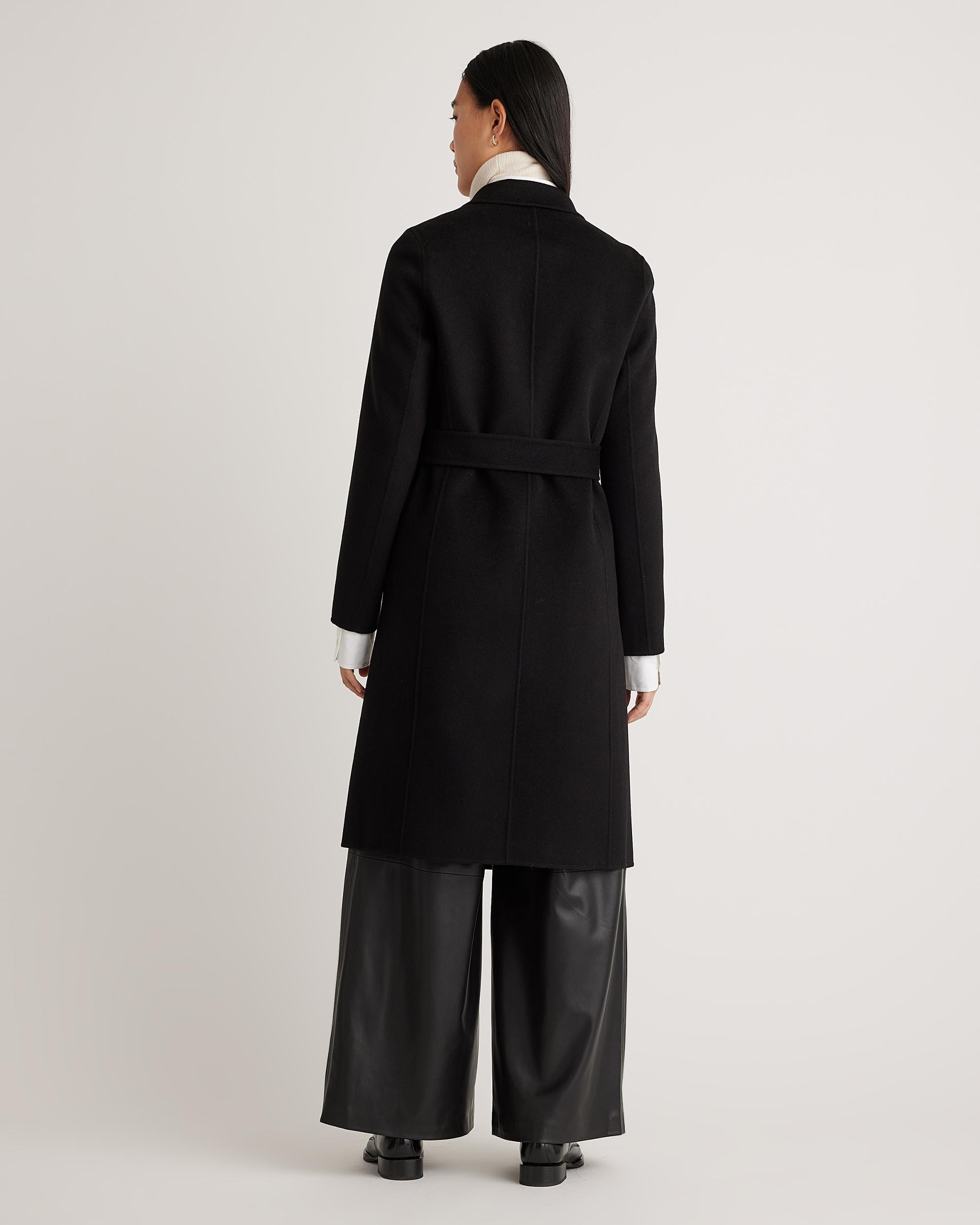 Quince | Women's 100% Mongolian Cashmere Double-Faced Wrap Coat Product Image