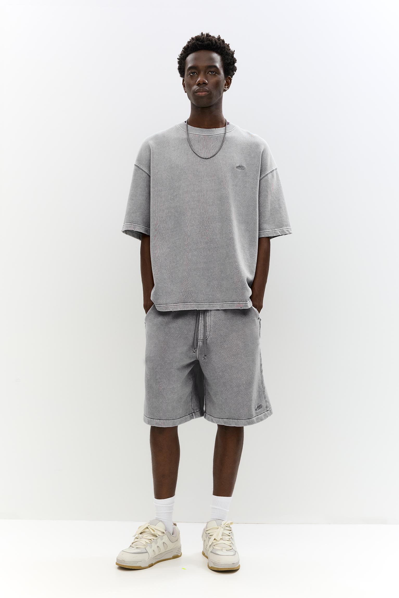 STWD washed Bermuda short sweatpants Product Image
